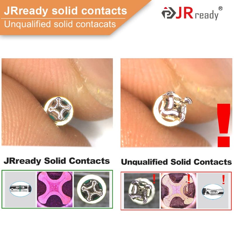 JRready ST6116 DT Connector 8 Pin Gray Waterproof Electrical Wire Connector Plug Receptacle with Solid Contact and Seal Plug,3 Sets - Image 5